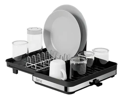 Escorredor de Louças Expansível com Porta-Talheres