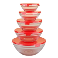 [ APP | Primeira Compra ] Conjunto 5 Potes de Vidro Cazza Classic