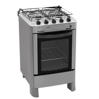 Fogão Esmaltec 4 Bocas Ágata com Acendimento Automático - Inox | R$503