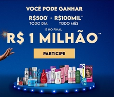 Que Beleza de Promoção - Concorra a 1 milhão de reais -