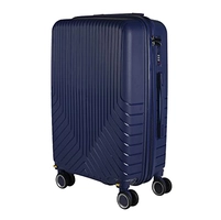 Mala de bordo em Polipropileno 4 rodas 360º - AeroMalas Sérvia (Azul Escuro)