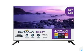 Smart TV 50" Britânia B50CRA Roku TV
