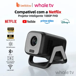 Projetor BETTDOW 4K Full HD Netflix Android 13