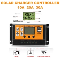 Controlador solar com tela LCD para carregar bateria