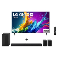 Combo LG Smart TV QNED AI 4K QNED80 65 polegadas 2024 + Home Theater Soundbar S70TR Dolby Atmos, 5.1.1 Canais, Bluetooth 5.1, HDMI