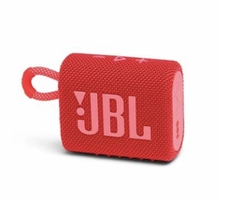 Caixa de Som Portátil JBL Harman GO3 com Bluetooth 5.1, Entrada USB-C, À prova d’água - Vermelha | R$191