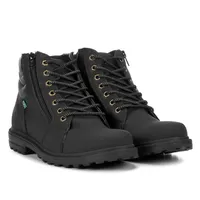 Bota Coturno Walkabout Zíper Masculina - Preto