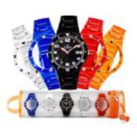 Relógio Analógico Champion Troca Pulseiras Unissex Á Prova D'Água 100m