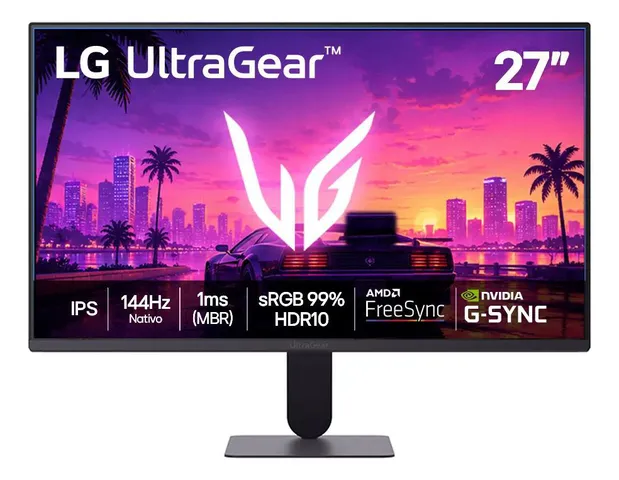 Monitor LG Ultragear 27, 144Hz, 1ms, Preto