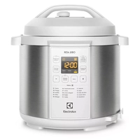 Panela de Pressão Elétrica Electrolux 6L Branca Experience por Rita Lobo (PCC21) - 127V / 220V