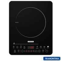 Cooktop por Indução Mono Slim EI30 Tramontina Vitrocerâmico, 01 Boca e Painel Touch, Preto - 94714 - TR9471410 - R$ 379,91