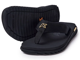 Sandália kenner kivah gold preto