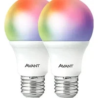 Kit 2 Lampadas Led Smart Inteligente Wi Fi Alexa Google 10w Rgb E27 127/220v Cod: 290028177-2 Avant Neo