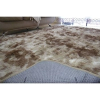 Tapetes de sala peludo 200x240cm bege, luxo, macio, lindo, antiderrapante Casu