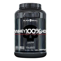 Whey 100% Hd Whey Protein Black Skull 900g Morango