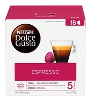 Café Em Cápsula Nescafé Dolce Gusto Espresso 16 Cápsulas