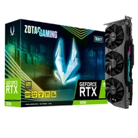 Placa de Vídeo RTX 3090 Trinity Zotac NVIDIA GeForce, 24GB, GDDR6X - ZT-A30900D-10P