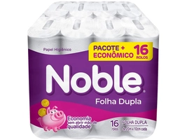 [Regional] Papel Higiênico Folha Dupla Noble 16 Rolos 20m