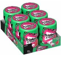 [MagaluPay]Chiclete Trident X Senses Display Garrafa 6 Unidades de 54g