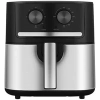 Fritadeira Air Fryer 5,5l Cyclone Preto E Inox Midea 220V