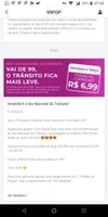 Todas as corridas por 6,99 no 99 Pop