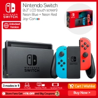 Nintendo Switch With Blue Red Or Grey Joy Con 6.2 Inch Lcd Touch Screen 32gb Storag