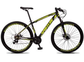 Bicicleta 29 c/21 Marchas Shimano SPACELINE VEGA Freio a Disco Suspensão c/80mm - Tamanho 17 | R$1.199