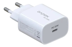 Carregador De Parede Rápido Usb-c Pd 20w Dapon Hp6e Branco