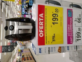 [Loja Física - Carrefour] Fritadeira AirFry Britania 3,2L - R$199
