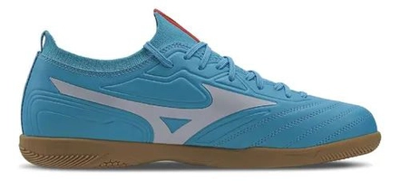 [TAM: 39,42 e 43] Chuteira Futsal Mizuno Regent Azul/Branco Masculina