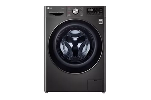 Lava e Seca Smart LG VC2 11kg 220v Aço Escovado Preto com Inteligência Artificial AI DD™ CV9011EC4A