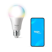 Lâmpada Inteligente Elgin RGB Wi-Fi 10W