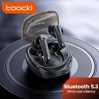 [MOEDAS  -COMPRA 3 SAI R$25 cada ]Fone Bluetooth 5.3 TWS à Prova d'Água c/ Mic.