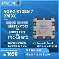 LIBRETX Ryzen R7 9700x CPU Processador AM5/B650M placa-mãe Estoque Brasil