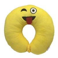 Almofada de Pescoço p/ Viagem Emoji Língua R$20
