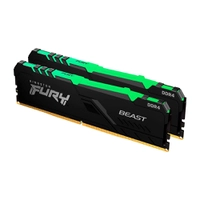Memória Kingston Fury Beast RGB 2x16GB 3000MHz, DDR4 KF430C15BB1AK2/32