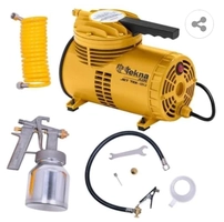 Compressor de Ar Direto com Kit de Acessórios CD12151BK TEKNA