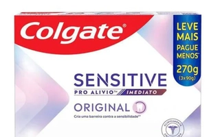 Creme Dental Sensitive Alívio Imediato 3x90g