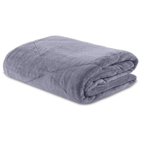 Edredom Queen Plush Yaris Havan Casa 1 Pç - Cinza