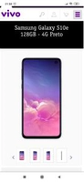 Samsung Galaxy S10e 128GB no Vivo Pós Família Anual 60GB - R$1.999