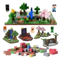Kit 100 Blocos Magnéticos de Construção Minecraft