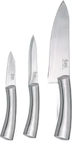 Conjunto de Facas 3 Peças Euro Inox - R$37