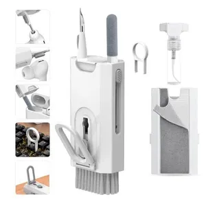 Kit Limpeza Multifuncional 8 em 1 Teclado, Fone