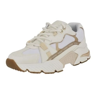 GUESS Tênis feminino Carrli, Ouro 710, 36