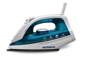 Ferro a Vapor Mondial 1200W 220V Azul/Branco