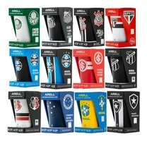 Copo Térmico Times Futebol Com Tampa Todos Times Do Brasil 