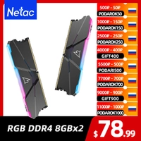 Memória NETAC 2x16gb 3200 ou 3600mhz