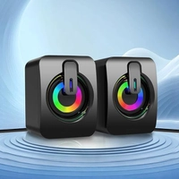 [TAXAS INCLUSAS] Alto-falantes USB 2.0 com RGB para PC e jogos