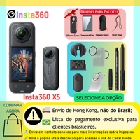 Câmera 360 Insta360 X5 8K com Selfie Invisível