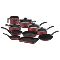 Jogo De Panelas Tramontina Antiaderente Turim 10 Peças | R$221